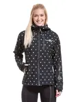 Meatfly dámská softshell bunda Zaja Dots Black | Černá | Velikost L