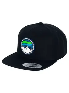 Meatfly kšiltovka Flanker Snapback Blue Mountain/Black | Černá | Velikost One Size