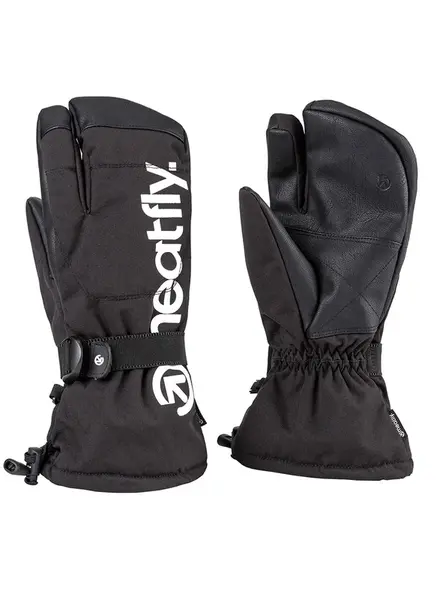 Meatfly pánské rukavice Limp Black | Černá | Velikost XL