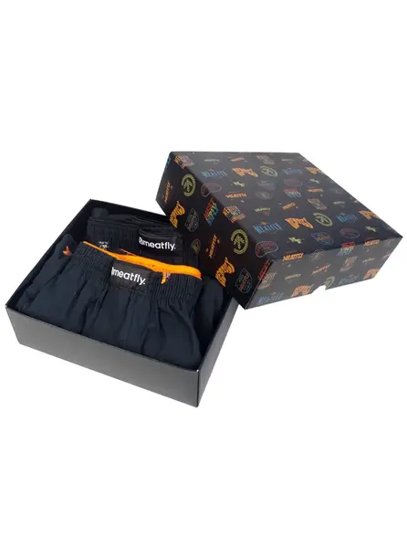 Meatfly pánské trenýrky Agostino Flies Gift Pack | Černá | Velikost XL