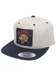 Meatfly kšiltovka Flanker Snapback Grey Heather/Black | Šedá | Velikost One Size