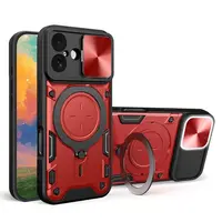Techsuit CamGuard Pro, iPhone 17, červený