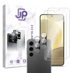 JP Combo pack, Sada 2 tvrzených skel a 2 sklíček na fotoaparát, Samsung Galaxy S25