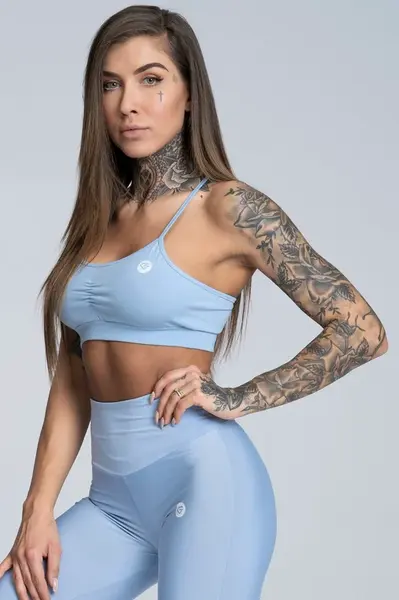 Gym Glamour Podprsenka Simply Dream Blue, L, modrá