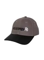 Meatfly kšiltovka Zedd Flexfit Dark Grey | Šedá | Velikost One Size