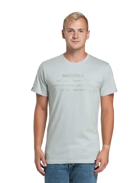 Meatfly pánské tričko Sign Stone | Hnědá | Velikost XL | 100% bavlna