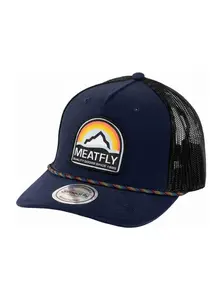 Meatfly kšiltovka Hawkye Trucker Navy Blue Rainbow | Modrá | Velikost One Size