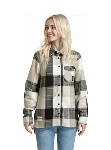 Meatfly dámská košile Courtney Beige | Písková | Velikost M