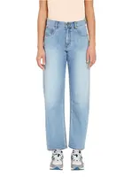 Volcom dámské džíny Daddio Jean Vintage Blue | Modrá | Velikost 31 | 100% bavlna