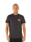 Rip curl pánské tričko Wettie Icon Washed Black | Černá | Velikost XL | 100% bavlna