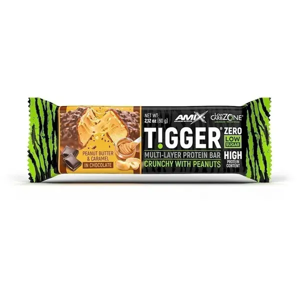 AMIX TIGGER Zero bar, Peanut-Butter-Cake, 60g