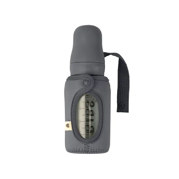 BIBS obal na fľašu malý - Iron