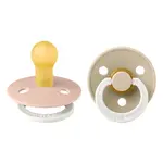 BIBS Colour cumlíky z prírodného kaučuku 2ks - veľkosť 1 - Blush Nočný / Vanilla Nočný