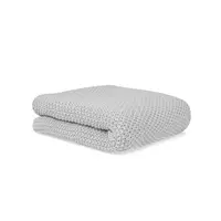 bonjourbébé detská pletená deka z organickej bavlny Grey