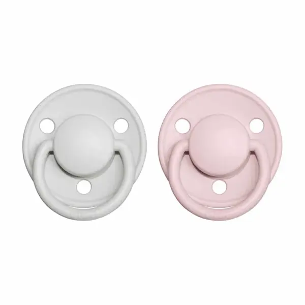 BIBS De Lux cumlíky z prírodného kaučuku 2ks - veľkosť 2 - Haze / Blossom