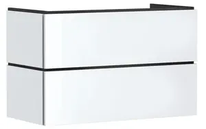 Hansgrohe Xilesa E - Umývadlová skrinka, 62x98x47 cm, 2 zásuvky, matná biela 54262700