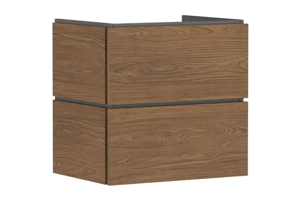 Hansgrohe Xilesa E - Umývadlová skrinka, 62x63x47 cm, 2 zásuvky, kašmírový dub 54294550