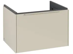 Villeroy & Boch Subway 3.0 - Umývadlová skrinka, 62x43x48 cm, 1 zásuvka, Cashmere Grey C57502VN