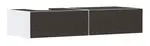 Hansgrohe Xevolos E - Umývadlová skrinka, 28x137x55 cm, 2 zásuvky, matná biela/textilná tmavá sivá 54319660