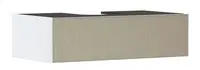 Hansgrohe Xevolos E - Umývadlová skrinka, 28x98x55 cm, 1 zásuvka, matná biela/štruktúrovaný bronz 54313390