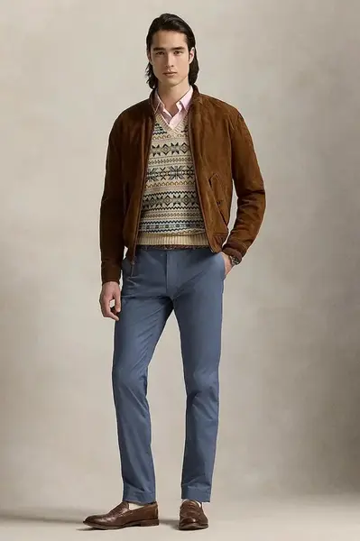 Polo Ralph Lauren nohavice slim fit pánske s bavlnou Slim Fit HDN Pant