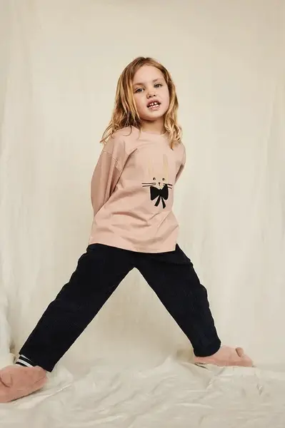 Dětské bavlněné tričko s dlouhým rukávem Liewood Apia Placement Longsleeve T-shirt