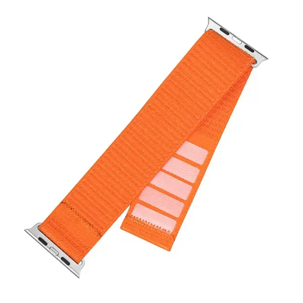 Nylonový řemínek FIXED Nylon Sporty Strap pro Apple Watch Ultra 49mm, oranžová