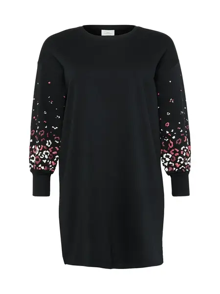 ONLY Carmakoma Šaty 'CARBrooke'  purpurová / čierna / biela