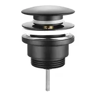 Sapho Príslušenstvo - Umývadlový výpust, Click Clack, čierna CV1002B