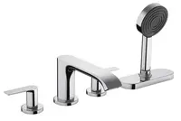Hansgrohe Vivenis - Batéria na okraj vane, 4-otvorová inštalácia, sBox, chróm 75444000