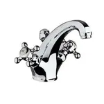 Kludi Adlon - Umývadlová batéria s dvoma kohútmi, s výpustom, chróm 510100520