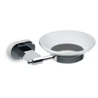 Ravak Chrome - Mydlovnička s držiakom, chróm/sklo X07P187