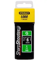 Stanley Príslušenstvo - Spony typu G, 6 mm, 1000 ks 1-TRA704T