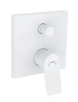 Hansgrohe Vivenis - Vanová baterie pod omítku, 2 výstupy, matná bílá 75416700