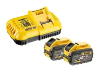 DeWALT Příslušenství - Sada nabíječky 8 A, 2x 18/54V Li-Ion akumulátor 6 Ah DCB118X2
