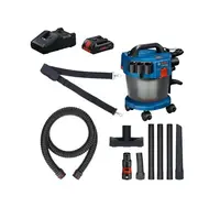 Bosch - 18V AKU průmyslový vysavač GAS 18V-10 L, objem 10 l, s příslušenstvím, 1x aku 4,0 Ah Li-Ion, nabíječka 0615A5007V