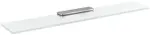 Sapho Pirenei - Polička, délka 60 cm, mléčné sklo/chrom MY009-04