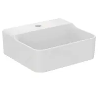 Ideal Standard Conca Ceram - Umývadielko, 40x35 cm, bez prepadu, otvor na batériu, biela T387401