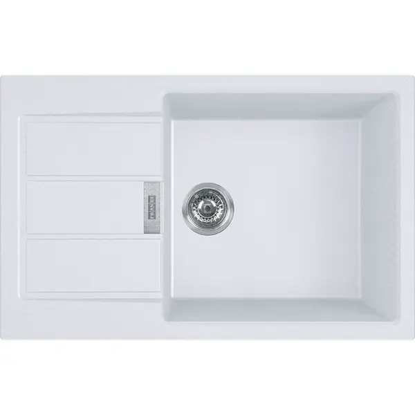 Franke Sirius 2.0 - Tectonitový drez S2D 611-78 XL, 78x50 cm, biela 143.0617.615
