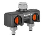 Gardena - Rozdělovač s ventily, 2-cestný 8193-20