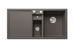 Blanco Collectis 6 - Silgranitový drez, 100x51 cm, s ovládaním odtoku a príslušenstvom, InFino, sivá 527241