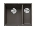 Blanco Subline 340/160 - Silgranitový drez, 56x46 cm, drez vľavo, InFino, sivá 527345