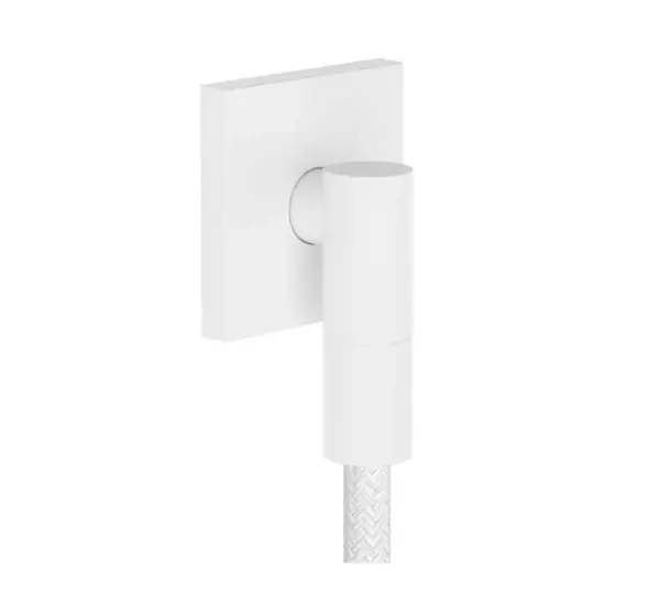 Hansgrohe FixFit Fine E - Nástěnné kolínko, matná bílá 28883700