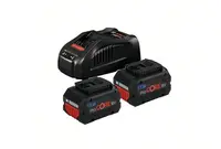 Bosch Příslušenství - Sada 8A nabíječky, 2x aku 18 V 5,5 Ah 1600A0214C