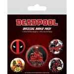 Set odznaků Deadpool