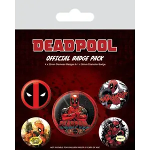 Set odznaků Deadpool