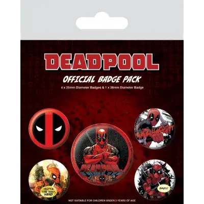 Set odznaků Deadpool