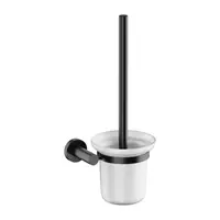 OMNIRES Modern Project - WC kefa nástenná s držiakom, mliečne sklo/kefovaný antracit MP60620AT