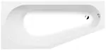 Polysan Vany - Asymetrická vana Tigra L, 150x75 cm, Heavy Shell, bílá 72928