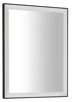 Sapho Zrcadla - Zrcadlo Gano s LED osvětlením, 60x80 cm, černá LG260